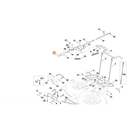 STIHL  Przycisk 6170 763 3300